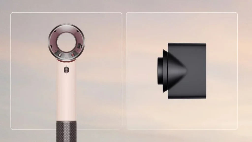 Dyson Supersonic Travel Hair Dryer in Ceramic Pink and Rose Gold