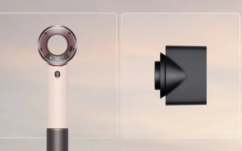 Dyson Supersonic Travel Hair Dryer in Ceramic Pink and Rose Gold