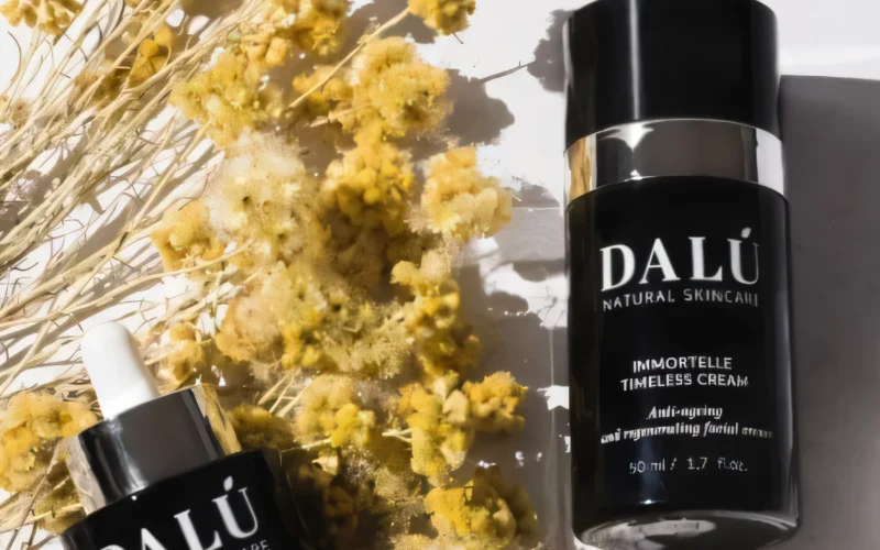 Winter skincare routine with rich moisturizer and facial oil