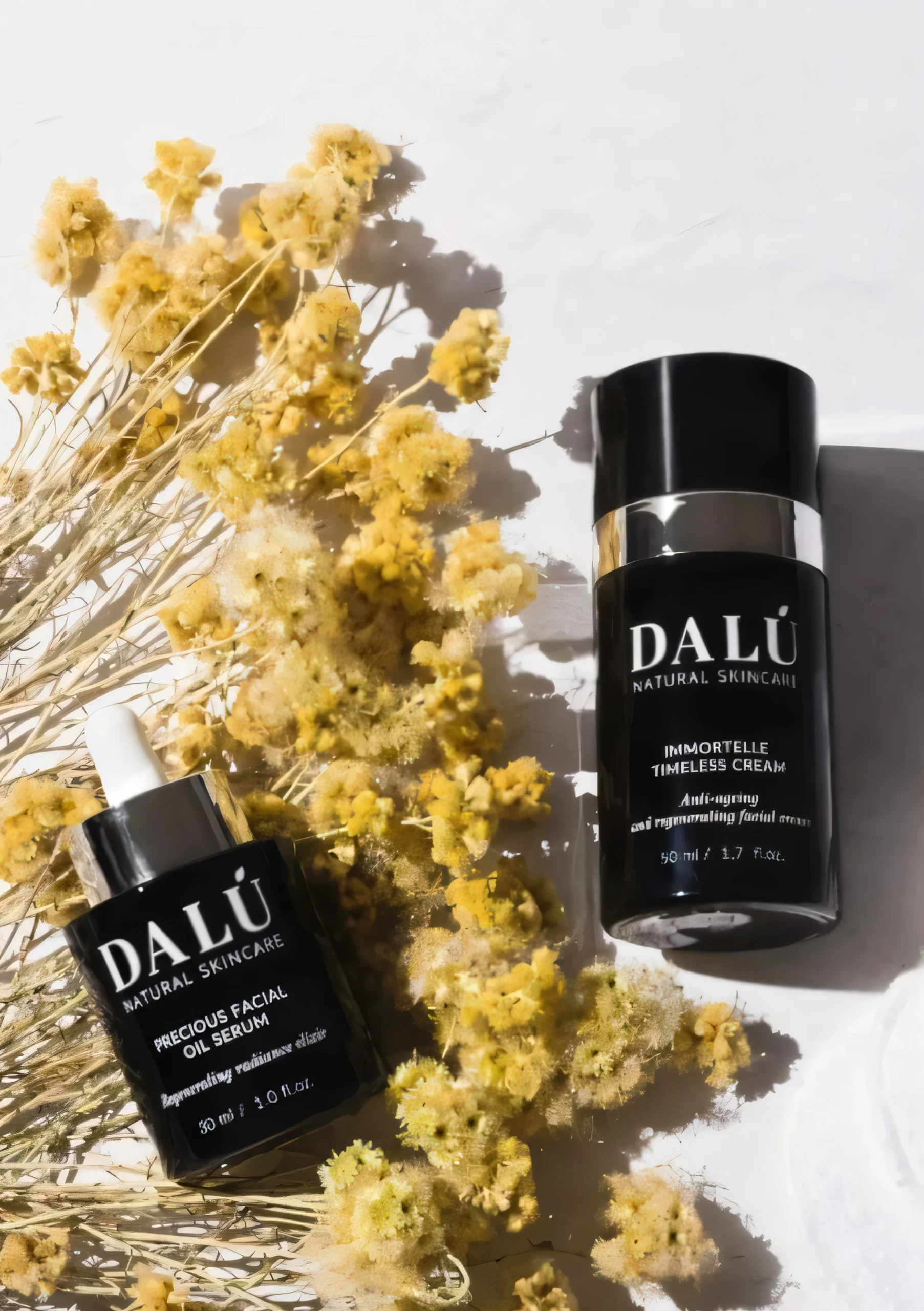 Winter skincare routine with rich moisturizer and facial oil