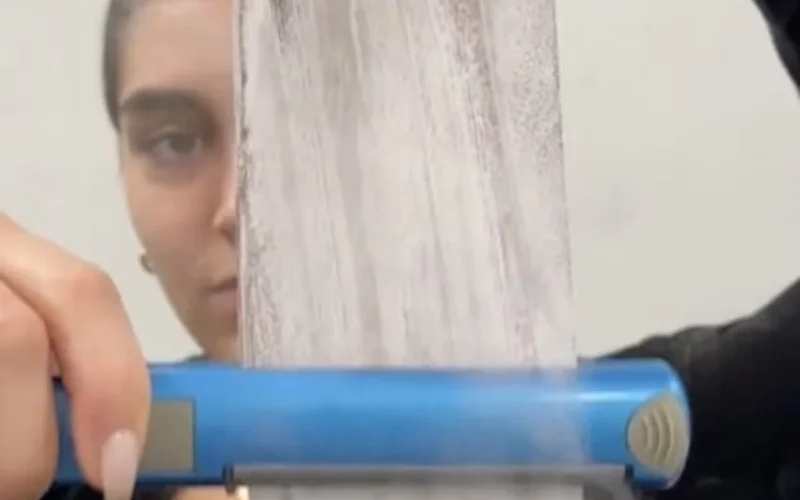 Wet thermal paper receipts showing product application differences