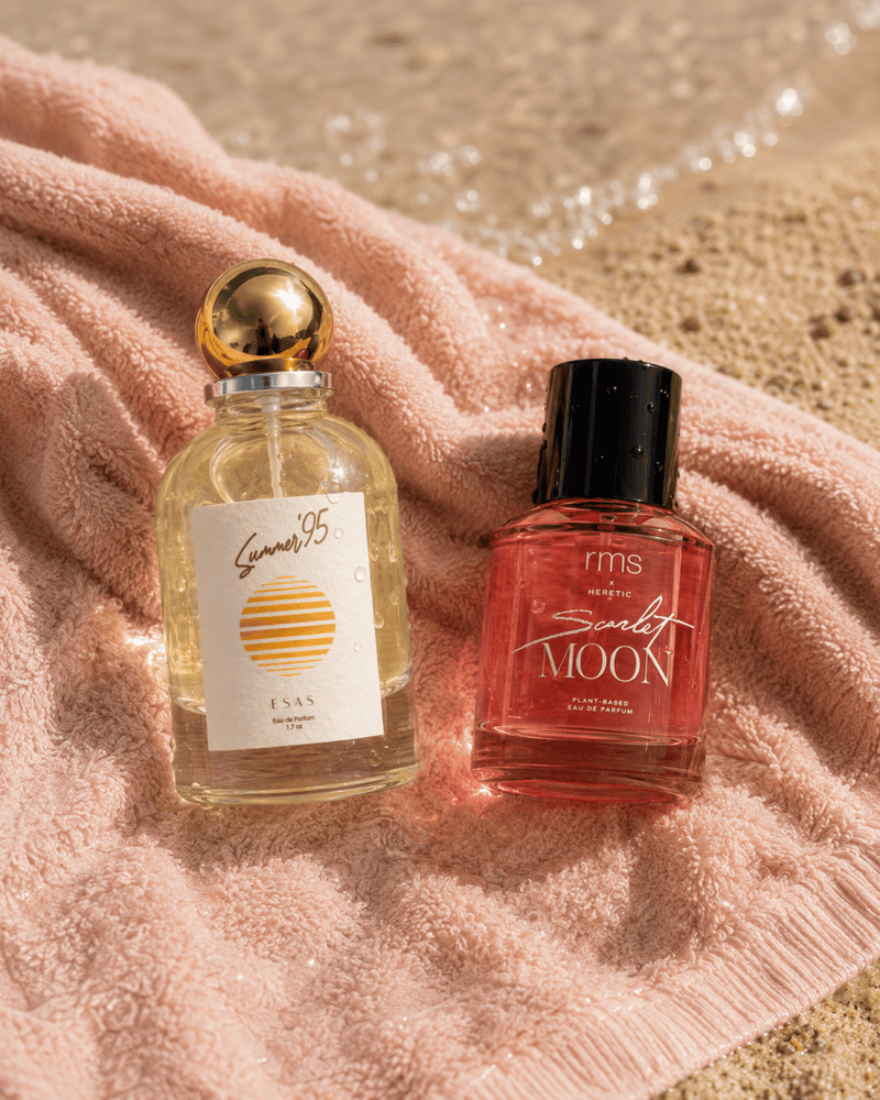Om Organics Pink Coconut roll-on perfume bottle