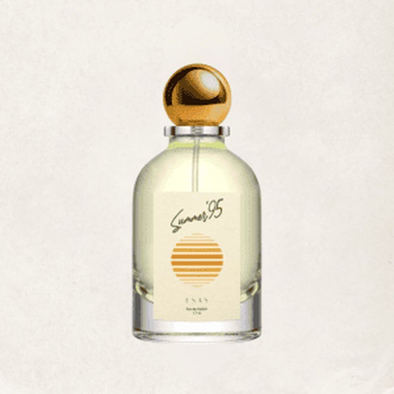 Esas Summer 95 natural fragrance bottle design