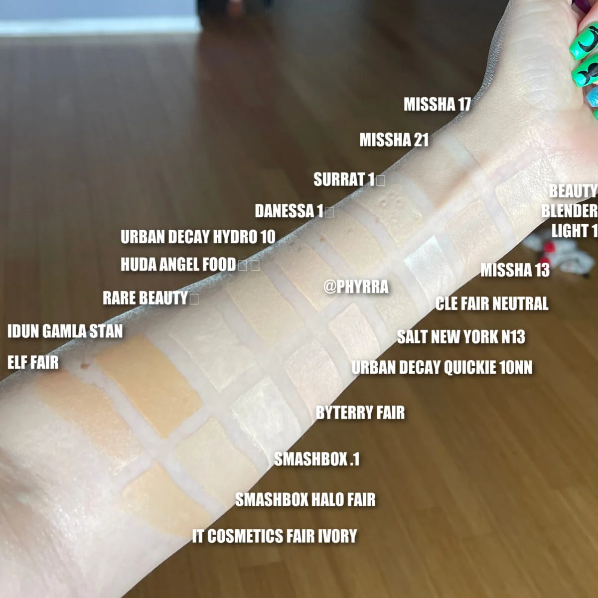 Missha BB Cream compared to other foundations