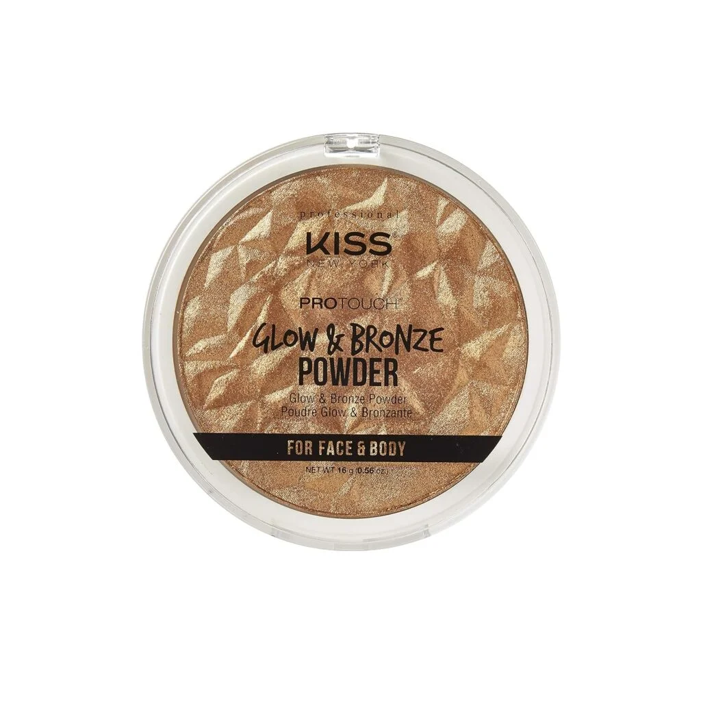 KISS New York Pro Touch glow and bronze body powder compact