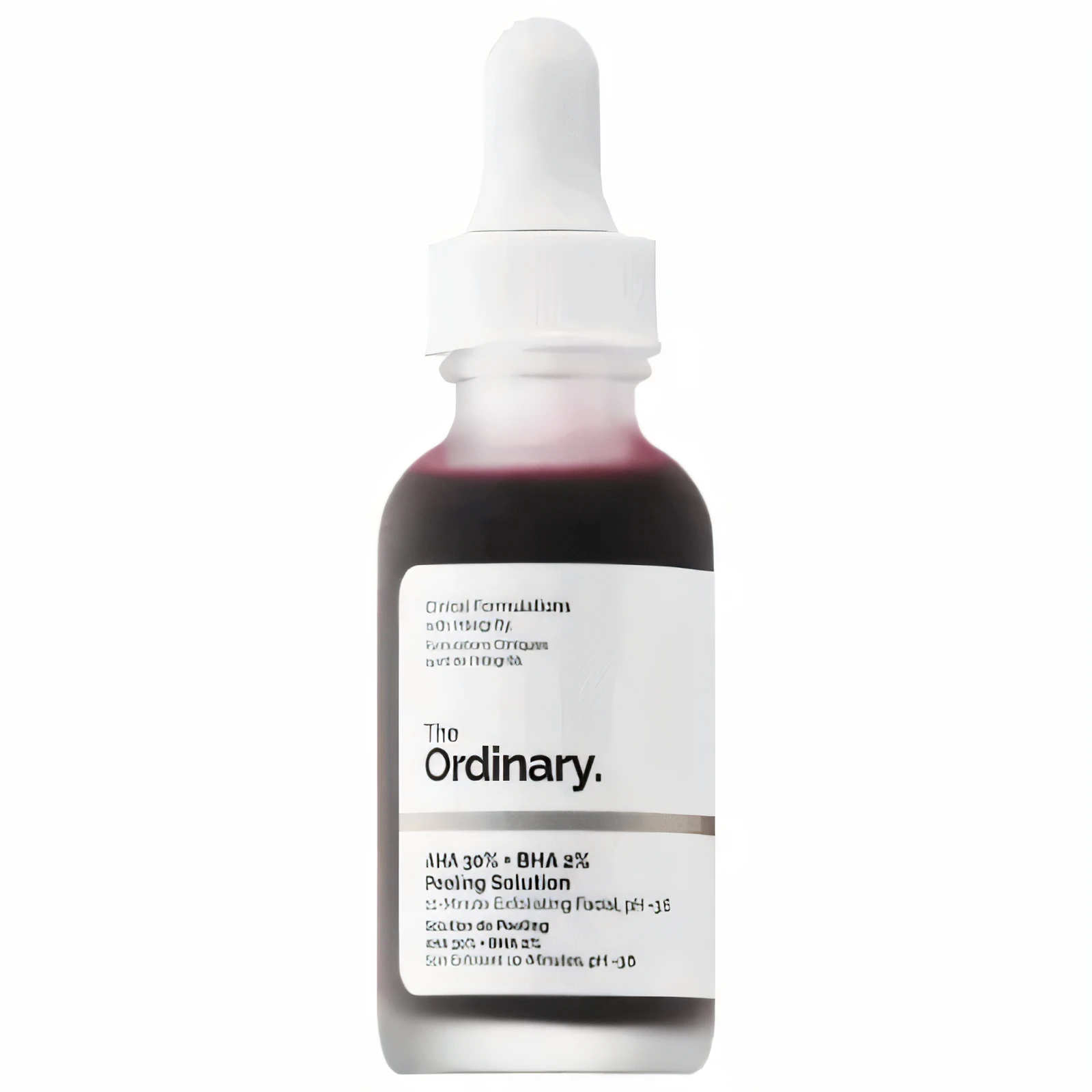 The Ordinary AHA 30% + BHA 2% peeling solution bottle